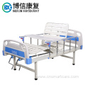 One Crank Manual Hospital Bed With Guardrail